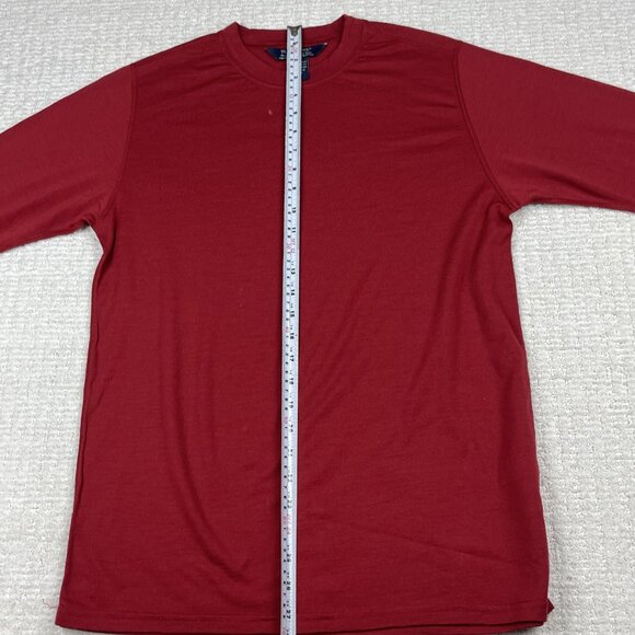 Yukonwool New Zealand 100% Made in Canada Merino Wool Base layer shirt Men S Red - Picture 12 of 16